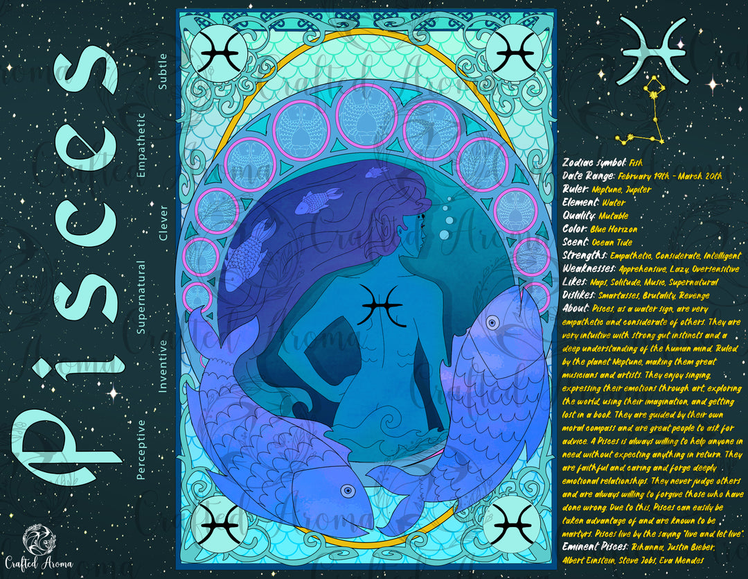Pisces Candle