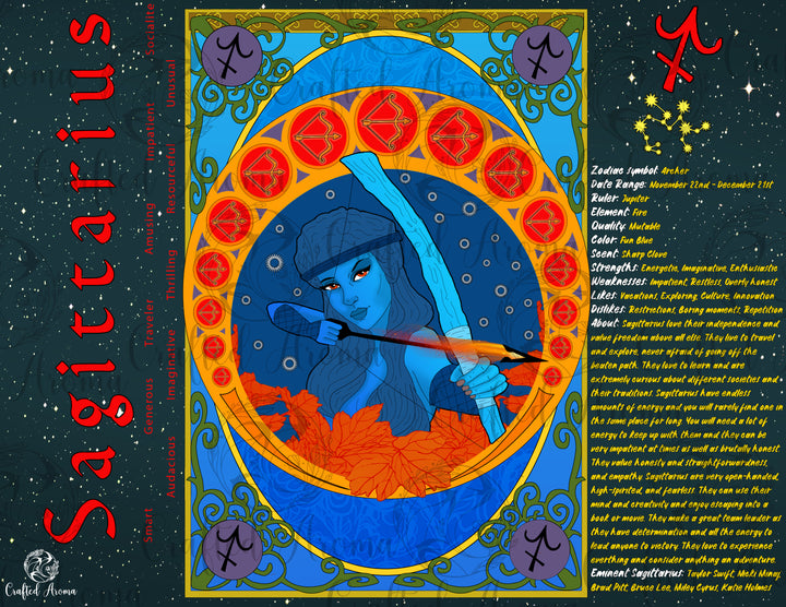 Sagittarius Candle