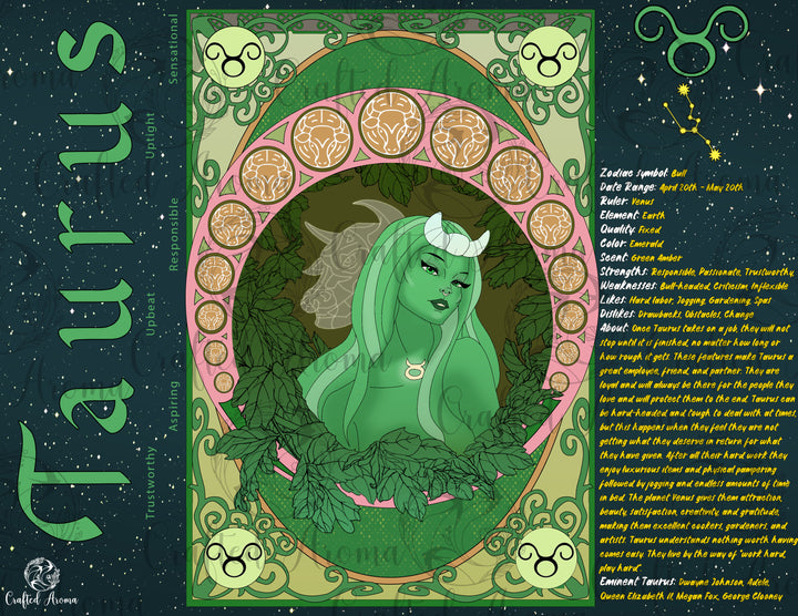 Taurus Candle